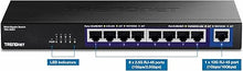 Load image into Gallery viewer, TRENDnet 9-Port Multi-Gig Switch, TEG-S591, 8 x 2.5G RJ-45 Ports, 1 x 10G RJ-45 Port, 60Gbps Switching Capacity, Lifetime Protection, Black