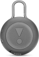 Load image into Gallery viewer, JBL Clip 3, Gray - Waterproof, Durable & Portable Bluetooth Speaker - Up to 10 Hours of Play - Includes Noise-Cancelling Speakerphone & Wireless Streaming