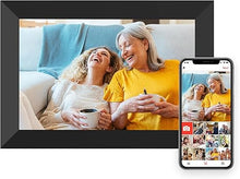 Load image into Gallery viewer, Digital Picture Frame WiFi 10.1 Inch Smart Digital Photo Frame with 1280x800 IPS HD Touch Screen, Auto-Rotate and Slideshow, Easy Setup to Share Photos or Videos Remotely via App from Anywhere