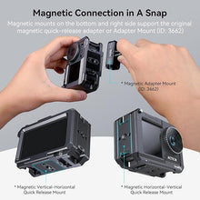 Load image into Gallery viewer, SMALLRIG Action 3 Action 4 Camera Cage for DJI, Protective Cage Compatible for DJI Mic, Protective Frame for DJI Osmo Action 3 Action 4-4119B