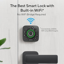 Load image into Gallery viewer, ULTRALOQ Smart Locks for Front Door - U-Bolt Pro WiFi Smart Door Lock with Handle Set, Fingerprint Keyless Entry Door Lock with Door Sensor, Smart Exterior Front Door Lock Set, Built-in WiFi Deadbolt
