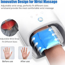 Load image into Gallery viewer, FSA HSA Eligible Hand Massager with Kneading Rollers Massage for Arthritis Carpal Tunnel Pain Relief,Cordless Handheld Massager Machine with Heat and Compression & Kneading Massage,Gifts for Women Men