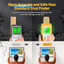 Load image into Gallery viewer, Stud Finder Wall Scanner - Upgrade 5 in 1 Wall Detector Wood Metal Stud Sensor Electronic Pipe Joist Beam Finders Edge Center Finder for AC Wires Metal Wood Beams with LCD Display