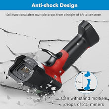 Load image into Gallery viewer, Industrial 1D Laser Wireless Barcode Scanner Handhold Drop Resistant Shock Dust Proof 2500mAh Bar Code Reader for Store, Supermarket, Warehouse Red