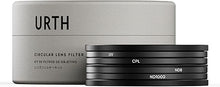Load image into Gallery viewer, Urth 58mm 4-in-1 Lens Filter Kit (Plus+) - UV, CPL, Neutral Density ND8, ND1000, Multi-Coated Optical Glass, Ultra-Slim Camera Lens Filters