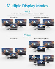 Load image into Gallery viewer, Anker USB C Hub, PowerExpand 11-in-1 Docking Station, with 4K@60Hz HDMI and DP, 100W Power Delivery, USB-C and 3 USB-A Data Ports, 1 Gbps Ethernet, 3.5mm Audio, microSD and SD Card Reader
