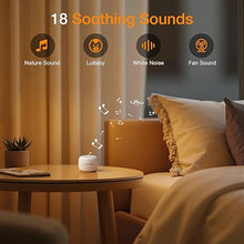 Load image into Gallery viewer, Sound Machine Flowtune White Noise Machine for Baby Adults, Mini Portable Sound Machine for Travel, 6H Timer, 18 Soothing Sleep Sounds Gift