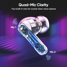 Load image into Gallery viewer, SW4 Wireless Gaming Earbuds for PC PS4 PS5 Switch Mobile - 2.4G Dongle & Bluetooth - 30ms Low Latency - Headphones with Built-in Microphone - 4 Mics PC Earbuds - PS5 Headset(White)