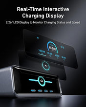 Load image into Gallery viewer, Anker Prime Charger, 250W GaN Prime USB C Charging Station, Ultra-Fast 6-Port, 2.26" LCD Display and Smart Control Dial, Compatible with MacBook Pro/Air, iPhone 16/15/14, Galaxy, and More (Silver)