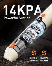 Load image into Gallery viewer, OXILAM 4 in 1 Car Vacuum - Handheld Vacuum 14000PA High Power, Portable Cordless Small Vacuum, Blow & Suction 2 in 1, Up to 30 Mins Runtime, Multi-Nozzles, Vacuum Cleaner for Home, Pet, Car, Office