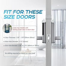 Load image into Gallery viewer, Smart Door Lock, OLUMAT Keyless Entry Door Lock Fingerprint Door Lock with Keypad Digital Door Lock with Handle for Home, Rental, Garage, Office and Hotel
