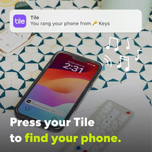 Load image into Gallery viewer, Tile by Life360 Mate (2024) Bluetooth Tracker, Keys Finder and Item Locator for Keys, Bags and More. Phone Finder. Both iOS and Android Compatible. 1-Pack (Aqua Lemon)
