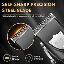 Load image into Gallery viewer, Suttik Professional Hair Clippers and Trimmers Set, Electric Razor Foil Shavers for Men, 3 in 1 Cordless Barber Kit Hair Cutting Kit with Travel Case Barber Clippers Set Professioal for Men