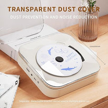 Load image into Gallery viewer, Off White Audio CD Player with Speakers for Home Decor (CD909)