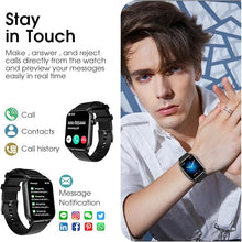 Load image into Gallery viewer, Smart Watch for Men Women(Answer/Make Call), 1.83" Smartwatch Fitness Tracker with Heart Rate/Sleep Monitor, SpO2, Pedometer - 100+ Sport Modes Activity Tracker for Android iOS Phones