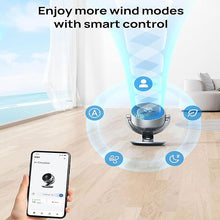 Load image into Gallery viewer, Dreo Smart Fan for Bedroom,120° Vertical and 90° Oscillating Fan with Remote/Voice, 13 Inch Height Quiet Air Circulator for Whole Room, 70 ft, 4 Speeds, 5 Modes, 12H Timer, Desk Fans for Home, Office