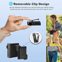 Load image into Gallery viewer, Hmusic P68 HiFi MP3 Player with Clip, Lossless DSD High Resolution Music Player Bluetooth, Portable Hi-Res Audio Player with 16GB Memory Card, Support up to 128GB HiFi Music Player for Sport, Running