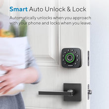 Load image into Gallery viewer, ULTRALOQ U-Bolt Pro Smart Lock with WiFi Bridge, 7-in-1 Fingerprint Keyless Entry Door Lock with App Remote Control, Backlit Keypad, Auto Unlock, Voice Control with Alexa and Google, IP65 Waterproof