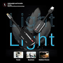 Load image into Gallery viewer, Wireless HDMI Transmitter and Receiver, HDMI Wireless Extender for Streaming Video/Audio to TV/Monitor/Projector from PC/Camera/Laptop, AirLink Wireless Dongle, HDMI to HDMI Display Adapter