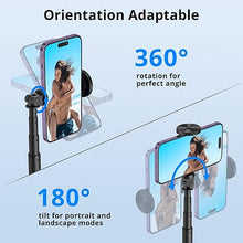 Load image into Gallery viewer, ATUMTEK 51" Selfie Stick Tripod, All in One Extendable Phone Tripod Stand with Bluetooth Remote 360° Rotation for iPhone and Android Phone Selfies, Video Recording, Vlogging, Live Streaming, Black
