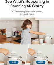Load image into Gallery viewer, eufy Indoor Cam E30, Latest Generation, 4K UHD Security Camera, Pet/Dog/Baby Camera with Phone app, Color Night Vision, Human/Pet Auto Tracking, 360 Pan-Tilt, Works with Homekit