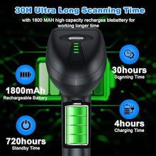 Load image into Gallery viewer, Symcode 2D Wireless Barcode Scanner with Auto-Sensing Stand,Putting on Stand to Scan Automatically Sense Scanning Barcode Scanner with Battery Level Indicator and Multiple Scanner to One Receiver