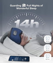 Load image into Gallery viewer, TOPOINT Sleep Mask, Sleep Headphones Wireless Bluetooth with White Noise, 3D Eye Mask 100% Light Blocking for Back/Side Sleepers Men Women
