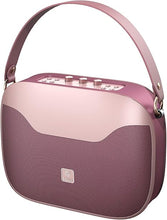 Load image into Gallery viewer, DOSS SoundBox H100 Bluetooth Speaker with 50W Immersive Sound, 24H Playtime, Wireless Stereo Pairing, Power Bank, Treble & Bass Adjustment, Portable Speaker with Flexible Handle for Party, Home-Pink