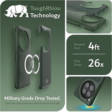 Load image into Gallery viewer, TUDIA MergeGrip Magsafe Compatible Phone Case for OnePlus 12 5G 2024 - Military Grade, Drop Tested, Dual Layer, Shockproof, Anti-Slip, Heavy Duty & Protector Cover Protective Phone Case - Pine Green