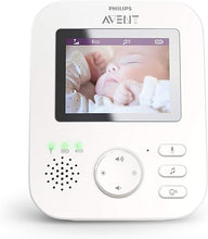 Load image into Gallery viewer, PHILIPS Avent Digital Baby Monitor with Camera and Audio, 3.5" Display Baby Camera Monitor with 2-Way Talk, Night Vision, Temperature, 980ft Range, Video Baby Monitor with No Wi-fi, Lullabies