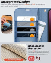 Load image into Gallery viewer, OCASE for iPhone 16 Pro Max Case Detachable Wallet Case with Card Holder, 2 in 1 Pu Leather Flip Folio with RFID Blocking Stand Wrist Strap Shockproof Phone Cover 6.9 Inch 2024, Light Blue