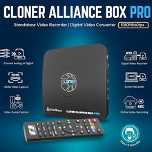 Load image into Gallery viewer, Box Pro, 1080p@60fps Video Recorder, DVR with HDMI Capture, Playback on TV. RCA/YPbPr/VGA to Digital Converter. Schedule Recording. No PC Required.