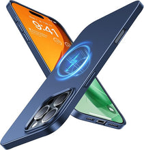 Load image into Gallery viewer, TORRAS Magnetic Slim-Fit for iPhone 16 Pro Max Case, Ultra-Thin 16 ProMax Phone Case Compatible with MagSafe, Light Anti-Scratch Matte Hard PC Bayer 6.9 inch OriginFit, Navy Blue