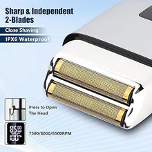 Load image into Gallery viewer, SUNNOW Hair Clippers Professional Cordless for Men, Electric Foil Shavers Razor & Beard Hair Trimmer Kit, Rechargeable Hair Cut Machines Fade Clippers Set, 3 in1 Beard Trimming Kit for Home, Barber