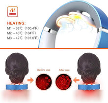 Load image into Gallery viewer, Neck Massager for Pain Relief, FSA HSA Eligible Items, Electric Pulse Neck Massager with Heat, 9 Modes 50 Levels Cordless Cervical Neck Massage for Women Men