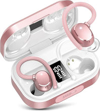 Load image into Gallery viewer, KT1 Wireless Earbuds V5.3, 120H Playtime, Bluetooth Earbuds for Small Ear, IPX7 Waterproof Running Headphones, Deep Bass, Over Ear Sport Earbuds Wireless Bluetooth Earphones for Android iOS