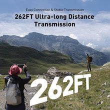 Load image into Gallery viewer, 2 Pack Wireless Lavalier Microphone for iPhone 15/16, Android, Mini Microphone with Noise Cancellation, 24Hrs Battery Life, USB C Microphone for Interview Video Podcast Vlog YouTube