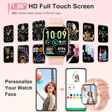 Load image into Gallery viewer, Smart Watch for Women Answer/Make Calls, 1.96" HD Fitness Watch with Heart Rate Monitor Sleep Monitor, 113 Sports Activity Trackers with Step Counter, IP68 Waterproof, Smartwatch for Android/iOS, Rose