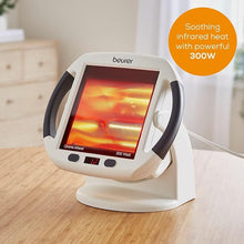 Load image into Gallery viewer, Beurer IL50 Infrared Heat Lamp Heated Red Light Therapy Lamp for Body, Face, Sinuses, & Skin - Effective Muscle Pain & Cold Relief Treatment by Improving Blood Circulation