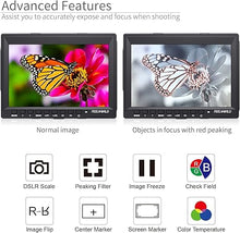 Load image into Gallery viewer, FEELWORLD FW759 7 Inch DSLR Camera Field Monitor with F550 2200mAh Battery HD Video Assist Slim IPS 1280x800 4K HDMI 1080p