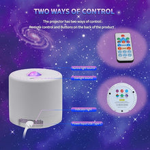 Load image into Gallery viewer, Star Projector, Galaxy Projector, Remote Control & Timer Galaxy Light, LED Nebula Night Light Projector for Adults Bedroom Decoration, Party, Birthday, Christmas,Valentine's Day,Room Decor