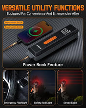 Load image into Gallery viewer, NEVERLAND Tire Inflator Portable Air Compressor with 20000mAh Battery, 150 PSI Air Pump for Car Tires, 12V DC Electric Tire Pump with Pressure Gauge LED Light for Car, Bike, Motorcycle, Ball