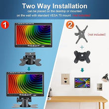 Load image into Gallery viewer, 7 inch Portable Small HDMI Monitor HD 1080P VGA Monitor,Small LCD HDMI Monitor Mini Screen 1024x600,HDMI/VGA/AV Input Mini Monitor,with Speakers