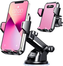 Load image into Gallery viewer, VANMASS 2024?Strongest Suction & Military-Grade? Car Phone Mount ?Patent & Safety?Ultimate Cell Phone Holder Handsfree Stand for Dash Windshield Vent for iPhone 16 15 Pro Max 14 Android & Truck, Pink