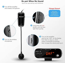 Load image into Gallery viewer, Bietrun Voice Amplifier for Teachers with Bluetooth, Portable Rechargeable Wireless Voice Amplifier with Headset Microphone Portable Megaphone Speaker for Teaching, Coach, Instructor, Tour Guide