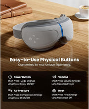 Load image into Gallery viewer, BOB AND BRAD Eye Massager with Heat and Cooling, EyeOasis 2 Eye Massager for Migraines FSA/HSA Eligible, Heated Eye Mask for Eye Strain Dry Eye Relief Improve Sleep, Christmas Gifts for Women Men