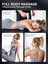 Load image into Gallery viewer, Breo Lucky 7 Massage Gun with Heat, Deep Tissue Muscle Massager, Stimulator, Body Relaxation, Low Noise for Recovery, Sports