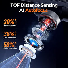 Load image into Gallery viewer, Elikliv Autofocus 4K Digital Microscope EM4K-AF, 8" Coin Microscope, 52MP HDMI Microscope, Soldering Microscope for Electronic Repair, LCD Microscope for Adults, UHD Video Microsocpe, 10" Stand, 64G