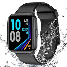 Load image into Gallery viewer, Fitness Tracker Watch with Heart Rate Monitor, Large Screen Activity Tracker with Pedometer, Sleep Monitor, Calories & Step Counter, 5ATM Waterproof Smart Watch for Women Men Fitness Watch for Sports