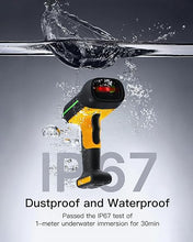 Load image into Gallery viewer, Inateck Industrial Barcode Scanner Bluetooth, 1D 2D QR Code Scanner Wireless with IP67 Waterproof and Dustproof, Handscanner with App & SDK, BCST-75